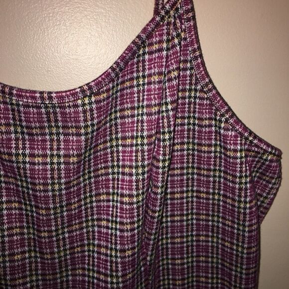 Wild Fable Plaid Kick Flare Crop Jumpsuit Size XXL - Picture 3 of 8